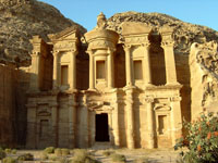 Het klooster in Petra